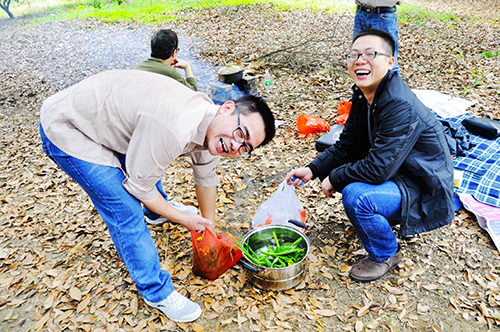 男人也是会做饭的